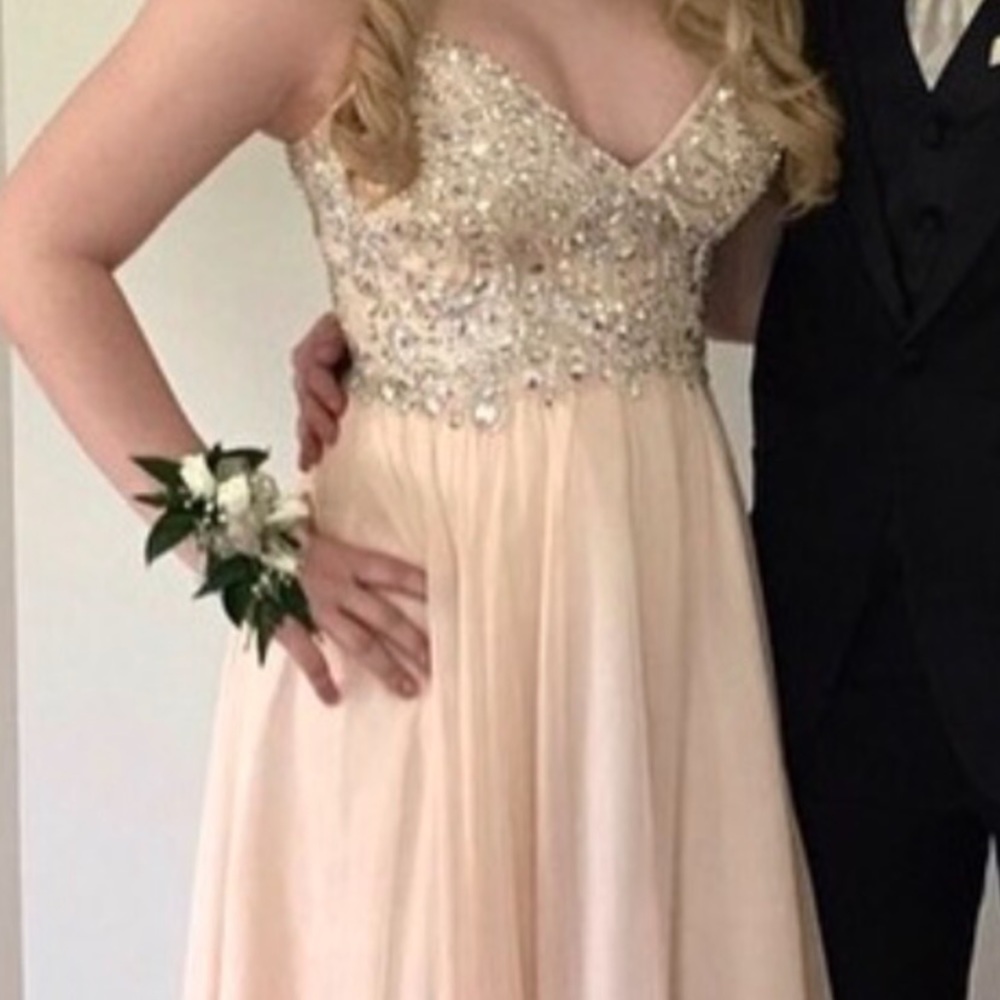 Pink prom dress